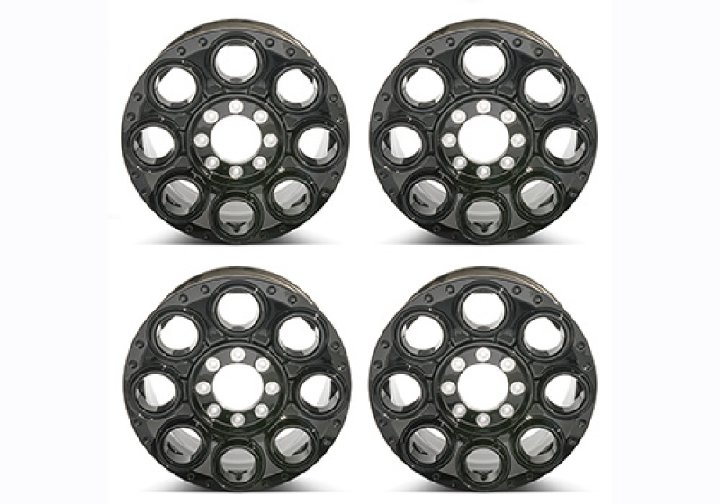 Ford Super Duty Caliber Wheel Kit - Ford Racing - 20x8in - Gloss Black - `23-`24